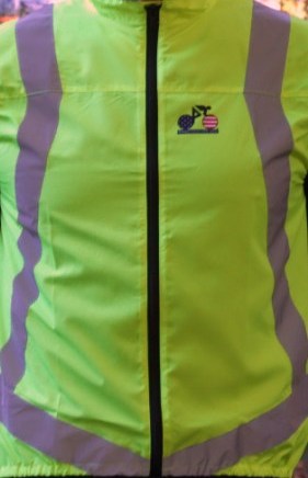 Deluxe Reflective Vest Front Yellow